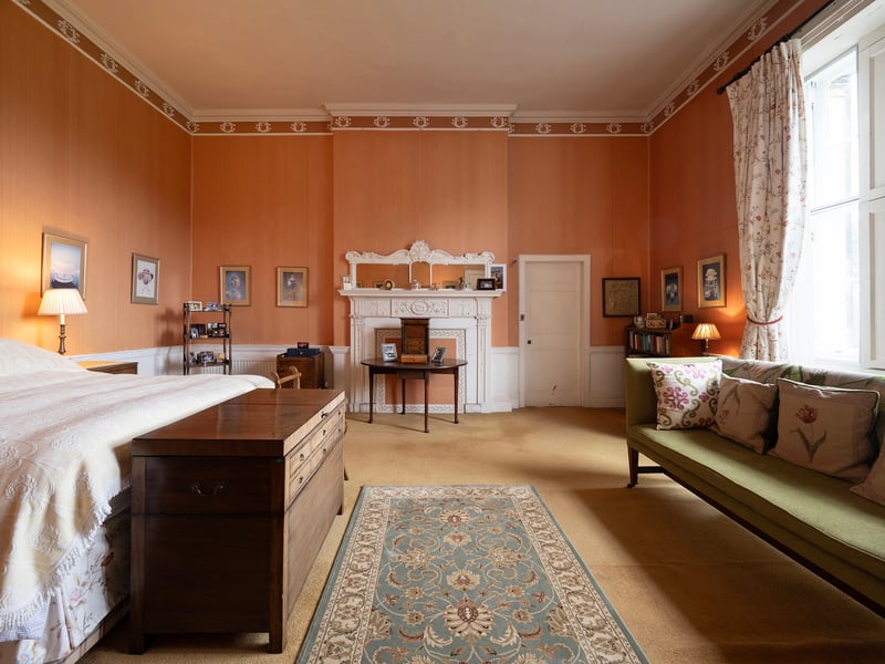 The Grade A-listed mansion has 13 bedrooms with 5 reception rooms, 6 bathrooms, and an integral 3 bedroom self-contained apartment.