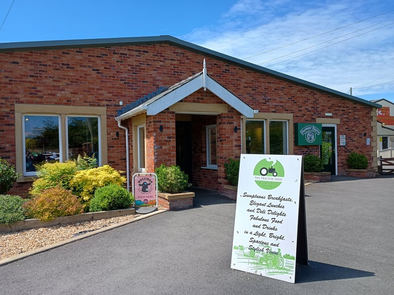 Tractor Shed Bistro at Farmer Parrs in Fleetwood