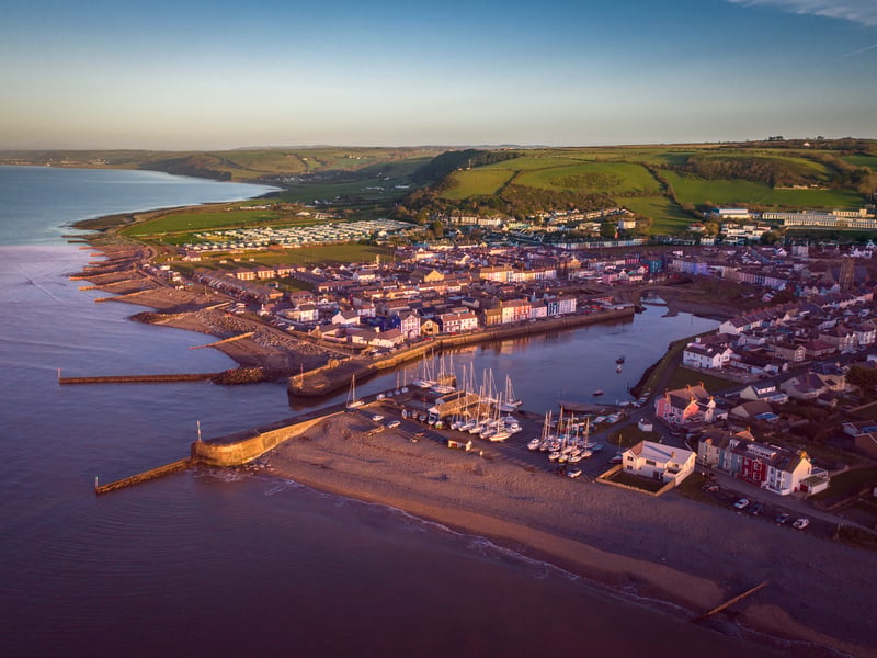 Located in Ceredigion in Wales, Aberaeron has an overall destination score of 74%.