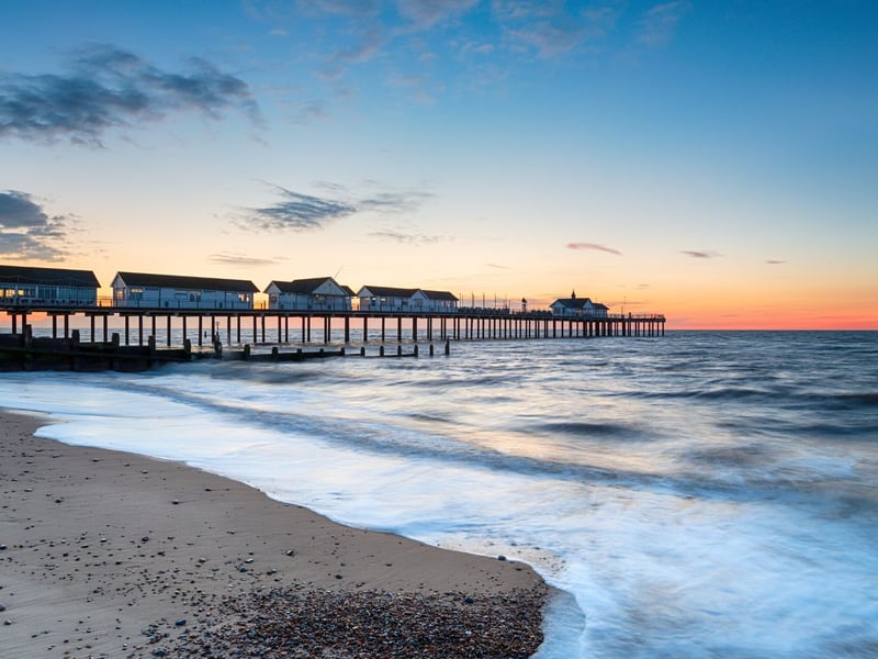 Southwold in Suffolk is also in joint fourth place alongside Dartmouth and Rye with an overall destination score of 79%.