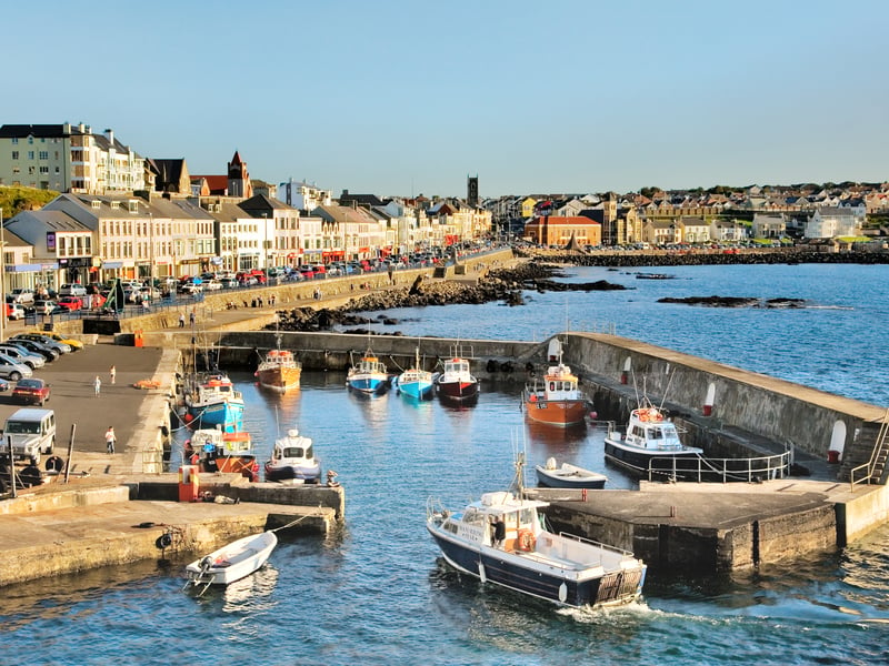 Portstewart, which is located in Northern Ireland has an overall destination score of 76%.