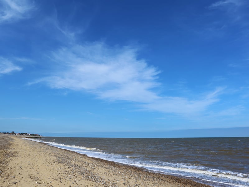 Aldeburgh, which is located in Suffolk, has an overall destination score of 77%.