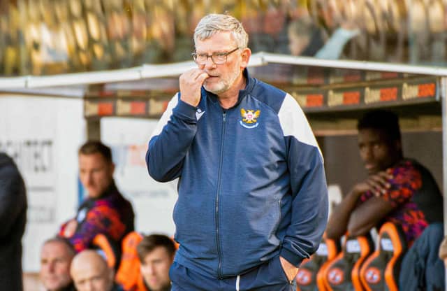 St Johnstone sacked manager Craig Levein on Tuesday. Cr: SNS Group.