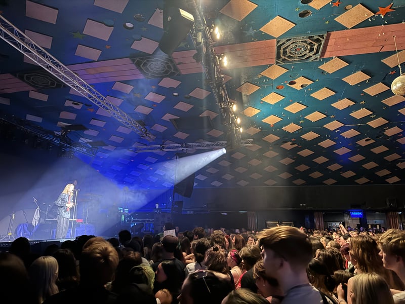The legendary Barrowland venue was crammed full of fans for the show.