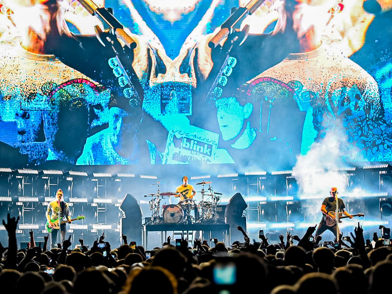 The band got the Hydro crowd screaming along to their biggest songs.
