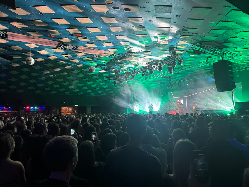 The view from the back of the Barrowlands.