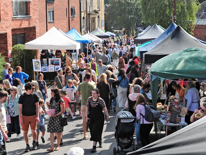 Hundreds enjoyed a day out in the sunshine.
