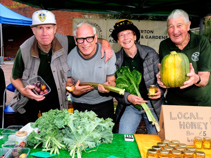 Chapel Alleerton Allotments and Gardens Association, Martin Copeland, Graham Jacob, Sally Duggan and Dennis Noble.