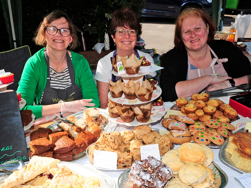 Chapel Pie WI members Lesley McLoughlin, Carole Appleby and Kate McIntosh.