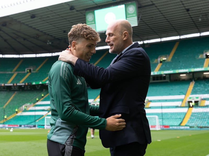 Arne Engels (above) and Luke McCowan came on to make their debuts. James Forrest clocked up his 500th appearance in Celtic colours. Adam Idah also made it off the bench.