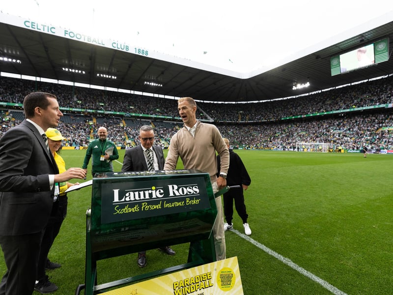Former Celtic goalkeeper Joe Hart makes someone a lot of money at the break.