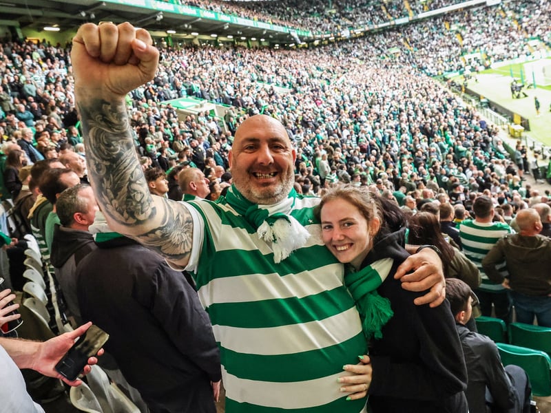 This Celtic fan's reaction says it all.