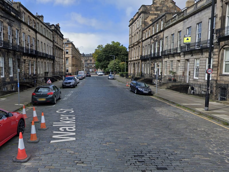 Walker Street in the West Enf is closed both ways between Melville Street and Drumsheugh Gardens, due to long-term construction on Walker Street