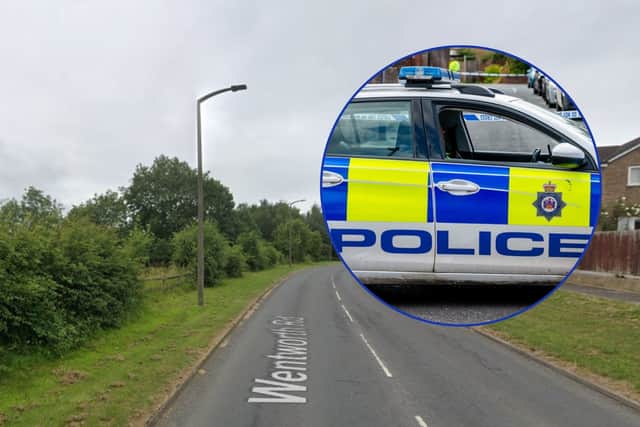 The collision took place on Wentworth Road in the Thorpe Hesley area of Rotherham last night (September 1, 2024), with police called in connection with the incident at 6.02pm