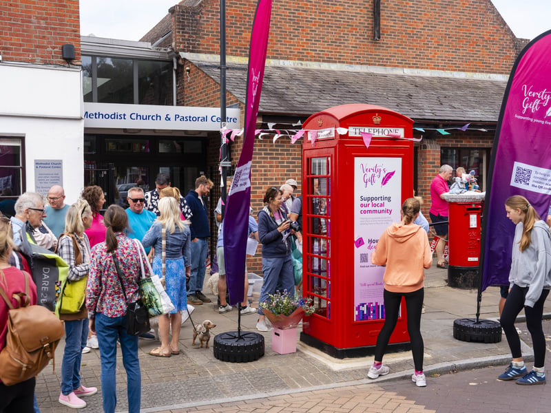The community has really bought into the scheme with many donating to a GoFundMe page to help purchase the new refurbished telephone box.