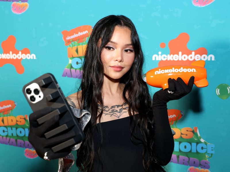 Born Denarie Bautista Taylor in the Philippines, Bella Poarch joined TikTok in January 2020 and by August of that year she made headlines with the most liked video on the whole platform - a lip sync to the song M to the B. She has signed a record deal in 2021. Her handle is @bellapoarch. Photo: Phillip Faraone/Getty Images for Nickelodeon