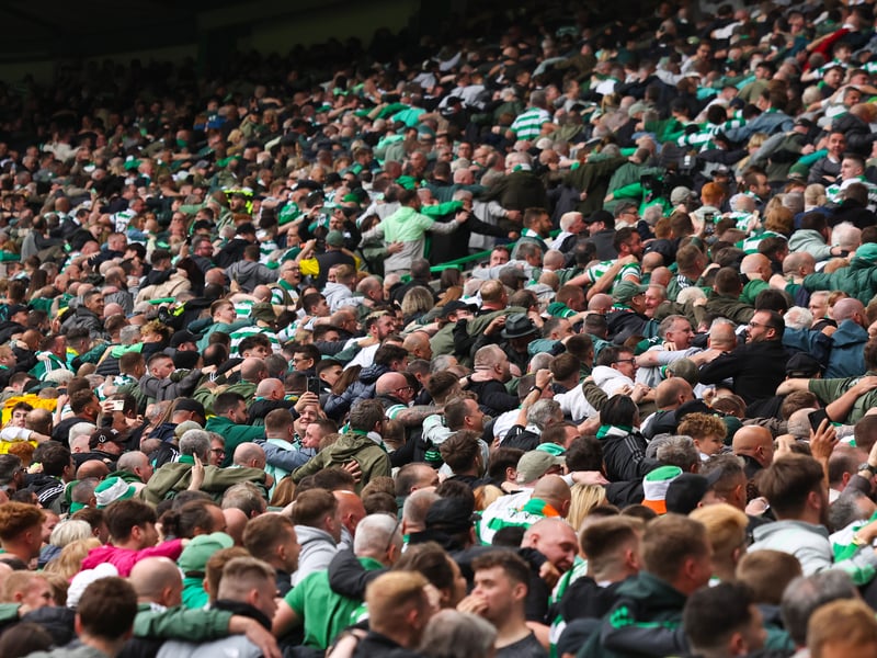 Fans enjoying the day.