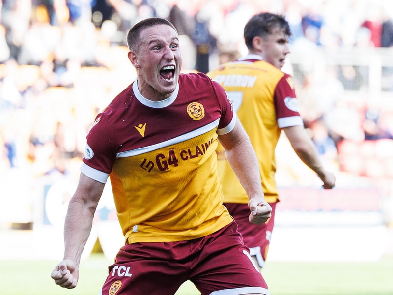 The big Irishman continues to step up for the Well. His performance was rated at a massive 9.2 during the win over St Johnstone, where he scored the opening goal and won more duels (13) than anyone else on the pitch. A near perfect performance.