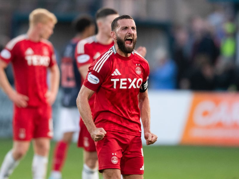 He's been captain fantastic, with Aberdeen picking up four wins from four. Shinnie has picked up a 7.81 average rating thanks to his 80.8% passing accuracy rate, 21 recoveries, 30 duels won and two assists.