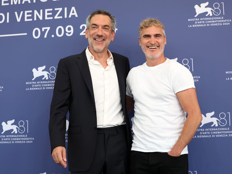 Director Todd Phillips and Joaquin Phoenix premiered the 2019 "Joker" movies at that year's Venice International Film Festival.