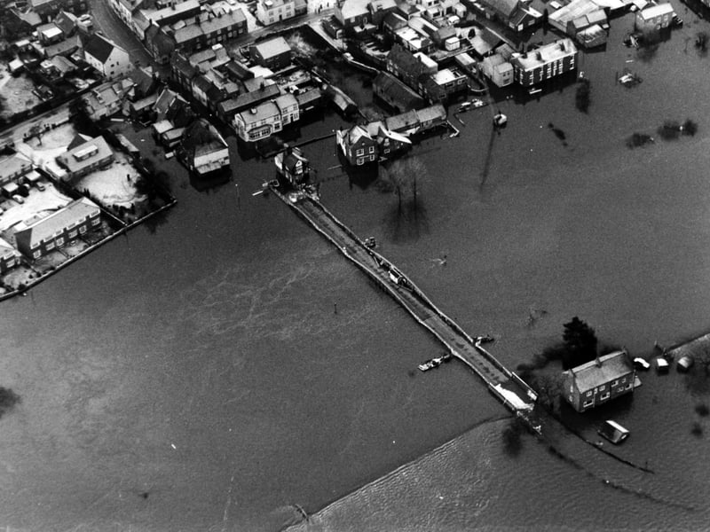 January 182 and flooding brought devastation to Cawood .