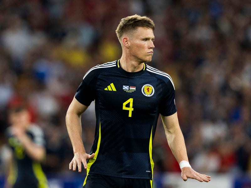 Scotland's biggest goal threat once again. Flashed a dangerous ball across the box inside the opening 60 seconds. Unfortunate to be penalised for handball after turning home Robertson's free-kick at the back post. Got into some really threatening areas. Hauled his team mates level with an instinctive finish in the box after finding himself unmarked. Almost made it 3-2 but dragged a shot inches wide. Tremendous shift.