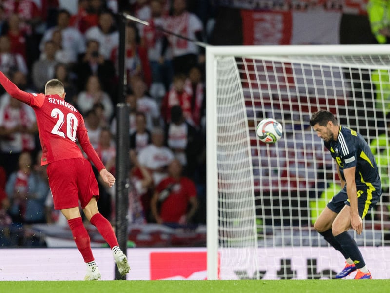 Much like his defensive partner, the speed of Poland's attack was just too much for him. His passing out was neat enough, but far from his best performance.