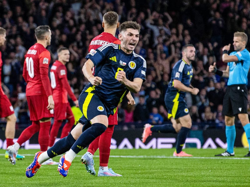 The Napoli midfielder was one of Scotland's star performers. His 89 per cent pass success rate was bettered by his 100 per shot success rate, scoring with his only effort on goal. He made six passes into the final third and made four defensive recoveries. Can be pleased with his 82 minute display. FotMob rating: 7.5