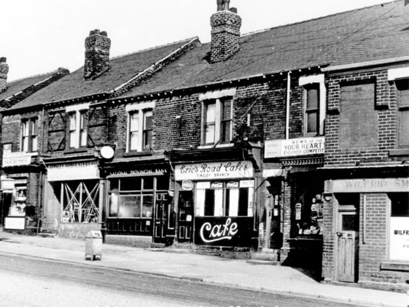 Eric's Road Cafe, Sheffield Road, Tinsley, in 1963