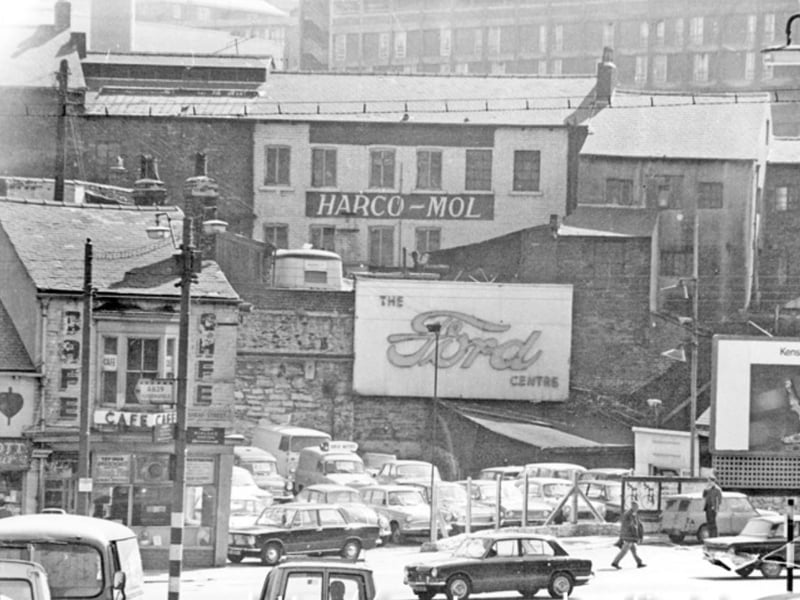 Copper Kettle Cafe, Sheaf Street, Sheffield city centre, in April 1968