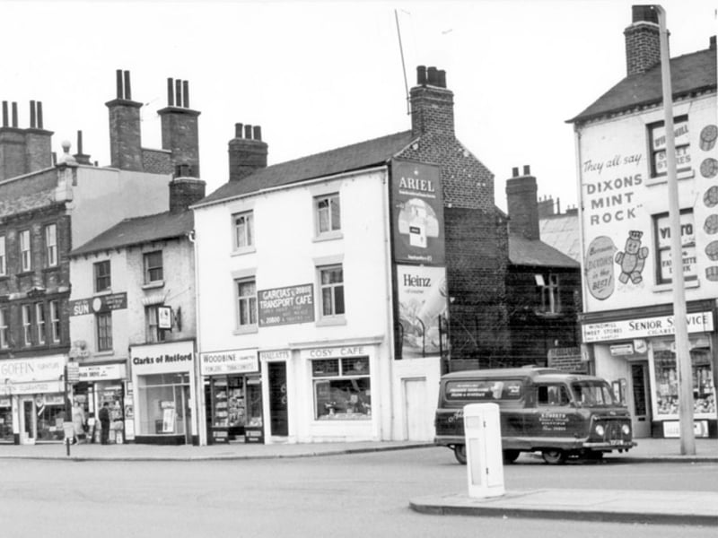Garcia's Transport Cafe, the Wicker, Sheffield, in June 1965