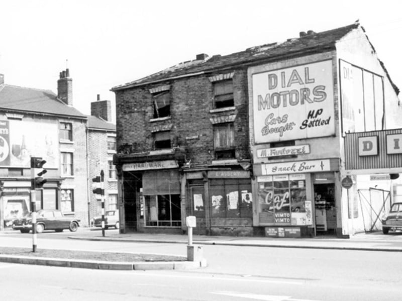 M. Fantozzi cafe, Shalesmoor, in June 1965