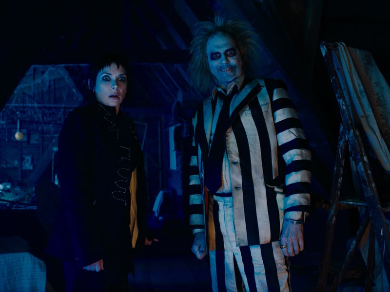 Beetlejuice Beetlejuice saw the cast of the original Tim Burton film reunite for a new adventure, involving family members entering the afterlife and, of course, Michael Keaton's character haphazardly trying to save his own skin. The film is currently available to rent or buy through all digital retailers. 