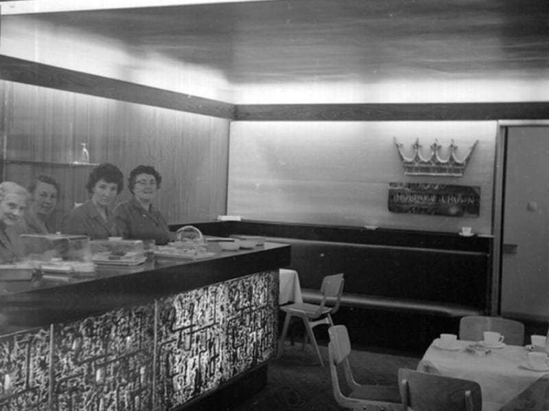 The cafe at Sheffield Playhouse in 1963/4