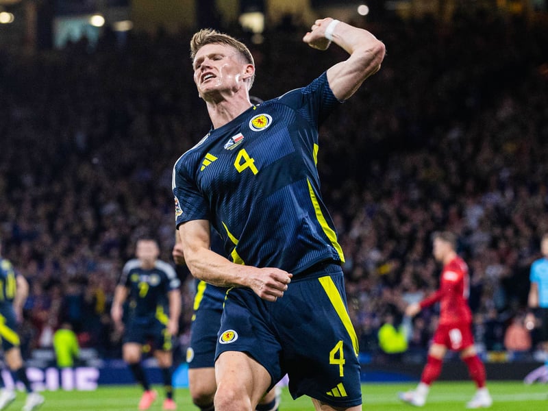 He's the nation's best player at present. Played a more advanced role during the week, but could drop deeper alongside Billy Gilmour as Clarke looks to use his energy and physical presence against a strong Portugal midfield.