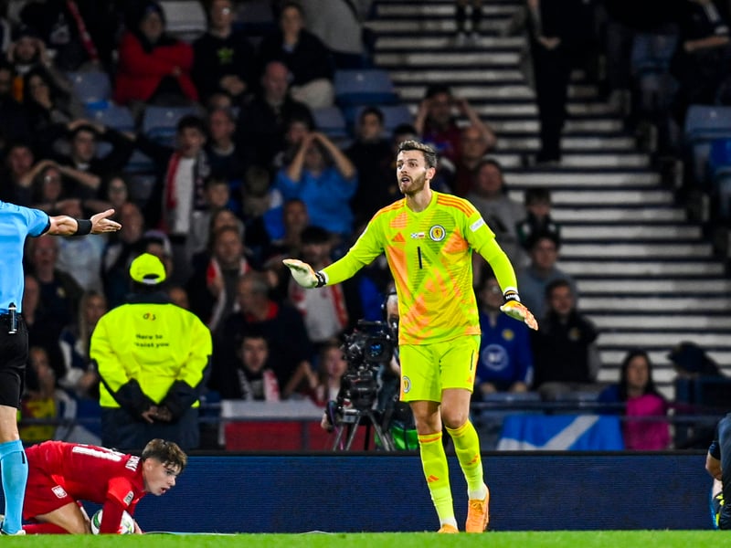 Didn't cover himself in glory for Poland's opener on Thursday, but is still Scotland's number one goalkeeper.