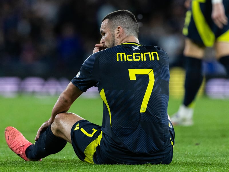 Steve Clarke likes to play an advanced midfield three behind his striker, with McGinn playing on the right-hand side of it. He'll be hoping for an improved performance from the Aston Villa ace though, who was quiet again on Thursday.