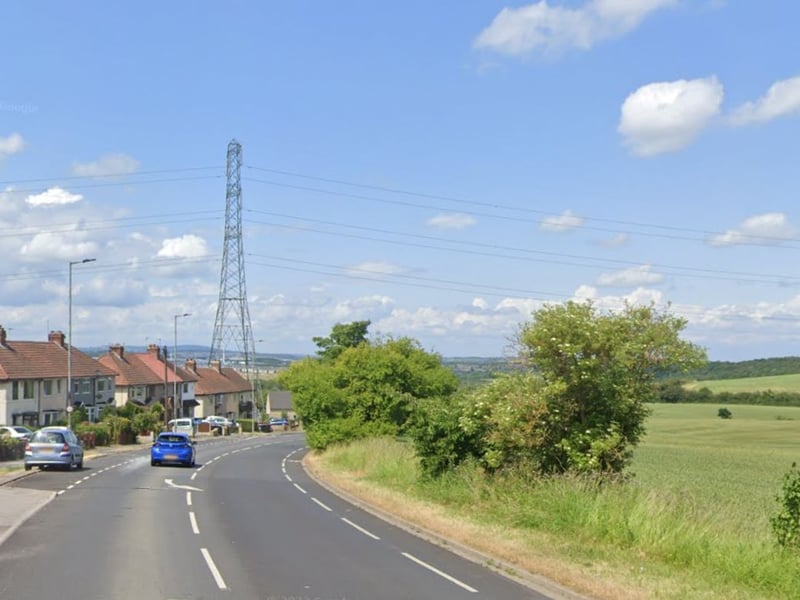 13th: Woodhouse Mill had 12.5 neighbourhood-level burglaries per 1,000 households, and a total of 33 overall, between December 2023 and November 2024. Photo: Google.