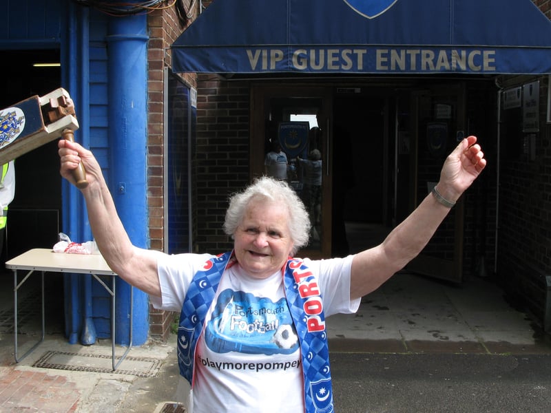 If you watched Pompey in the 80s you knew all about Joyce Tynan - the original superfan. Her rattle was a thing of legend and she'd often turn up for new signings or managerial unveilings to dish out her pearls of widom.