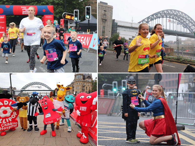 Thousands of youngsters descended on Newcastle to take part in the 2024 Mini Great North Run.