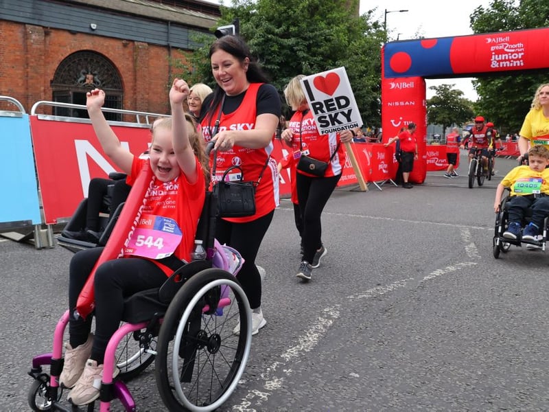 Youngsters of all ages and abilities took part in the 2024 Mini Great North Run.