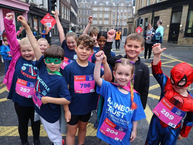 Thousands of youngsters took part in the AJ Bell Mini Great North Run on Saturday, September 7.