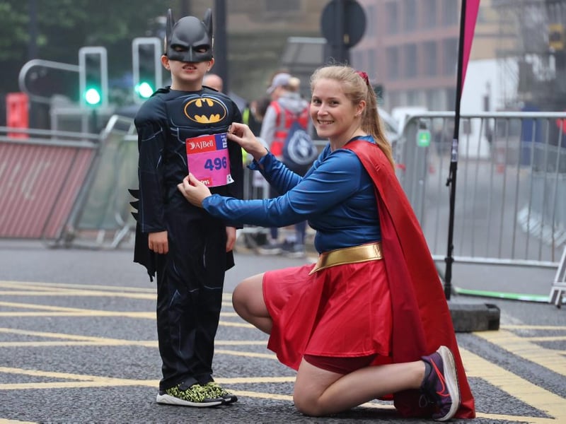 There was plenty of superhero costumes on display.