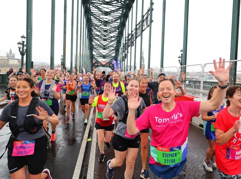 Thousands of runners travelled across the iconic Tyne Bridge on Sunday, September 8.