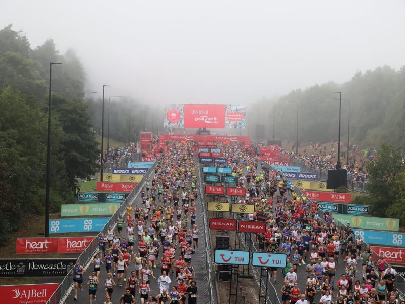 Just like every year, the Great North Run always looks impressive.