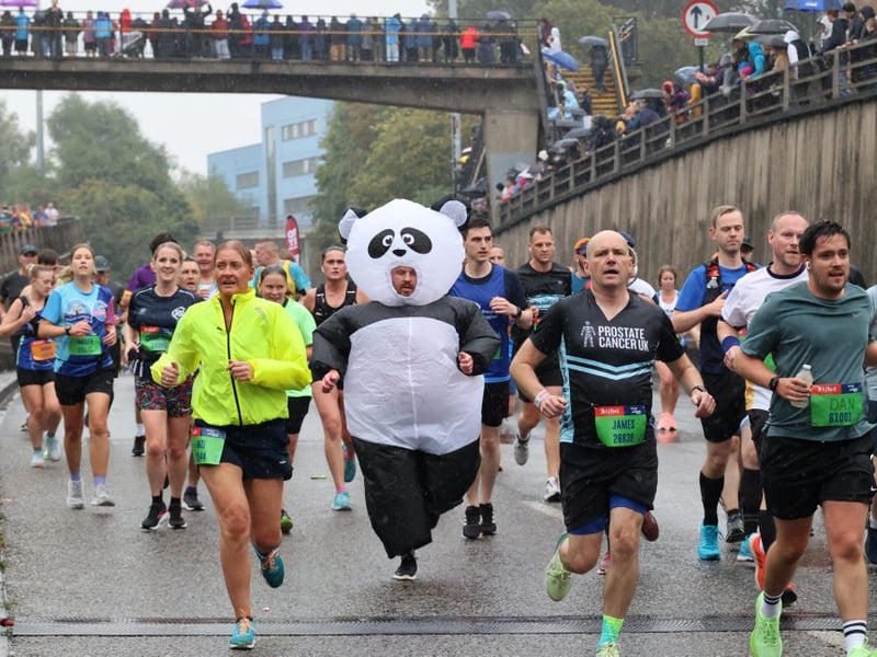 The Great North Run makes for some unique photo opportunities.