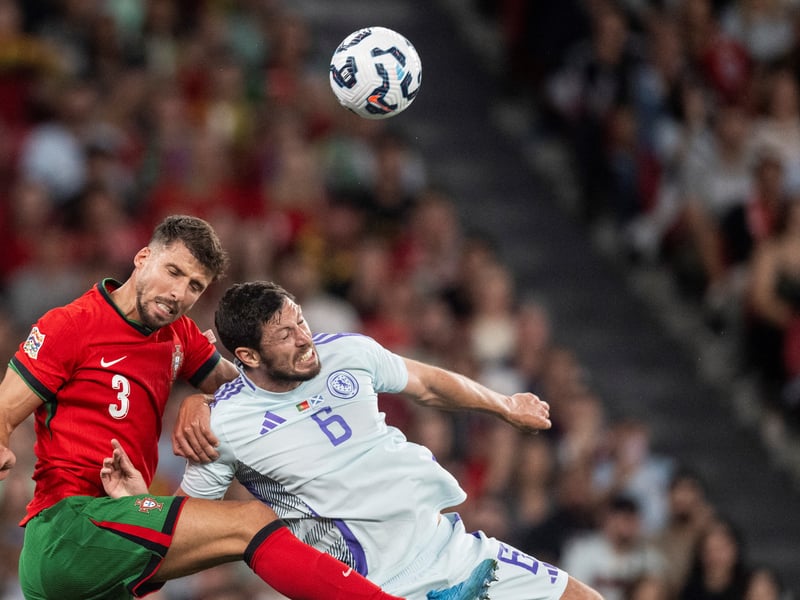 Was going to be Scotland's star man until dropping his crown in the 88th minute. Not the first defender to be outfoxed by Cristiano Ronaldo as he lost the Portugal icon in the box to spoil what had been a towering performance from the Las Palmas centre-back. Stood tallest when Scotland were under pressure with big blocks and clearances - just a pity he couldn't see it out as he was heading for an 8 or even a 9.