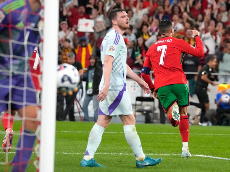 The Scotland captain was rarely found wanting defensively and drove the team forward down the left on occasions but his final ball could have been better with too many loose passes giving Portugal the chance to counter attack.