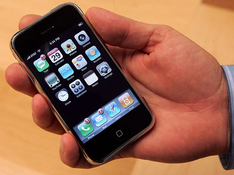 Released in 2007, the original Apple iPhone was a gamechanger. The first smartphone to use a touch screen, it allowed users to make calls, send emails, listen to music, take pictures, and surf the internet on one device.