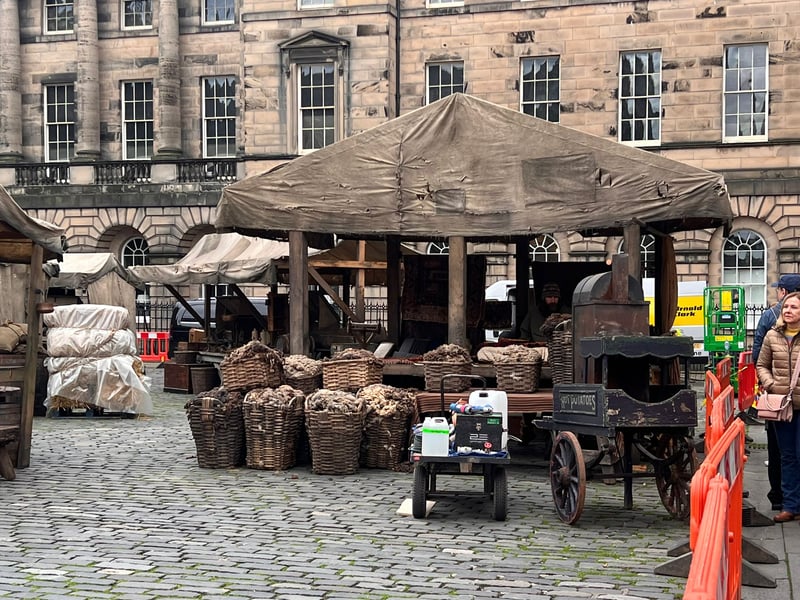 The Frankenstein set has drawn curiosity from visitors